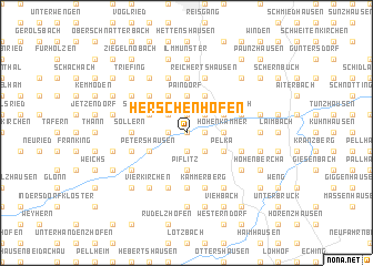 map of Herschenhofen