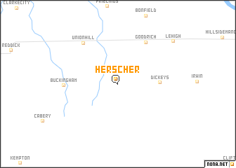 map of Herscher