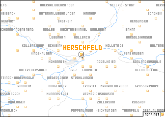 map of Herschfeld