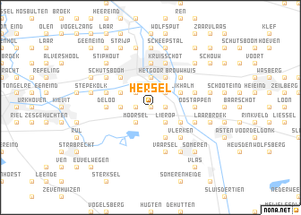 map of Hersel