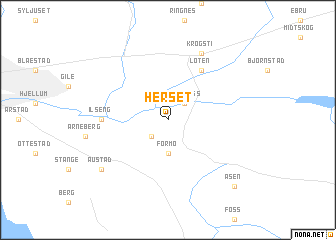 map of Herset