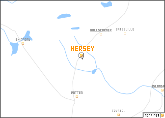 map of Hersey