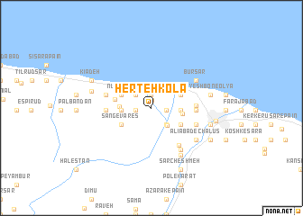 map of Herţeh Kolā