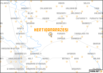 map of Hertioana-Răzeşi