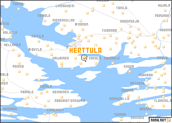 map of Herttula