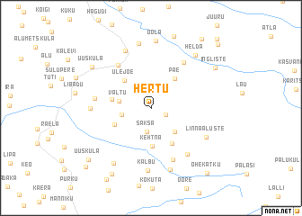 map of Hertu