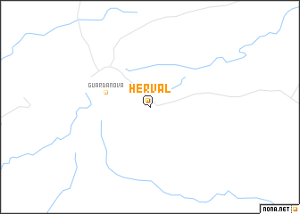 map of Herval
