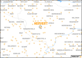 map of Hervert