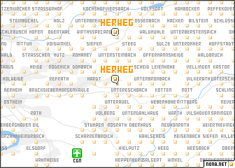 map of Herweg