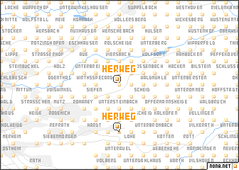 map of Herweg