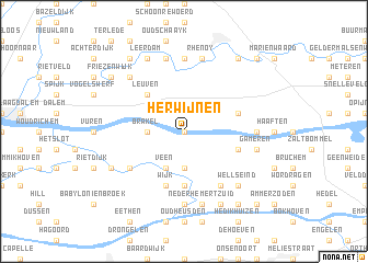 map of Herwijnen
