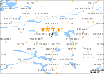 map of Herzfelde