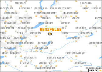map of Herzfelde