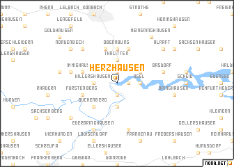 map of Herzhausen