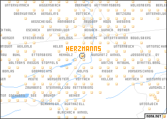 map of Herzmanns