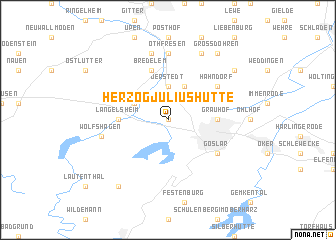 map of Herzog Juliushütte