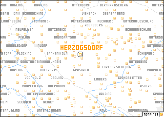 map of Herzogsdorf