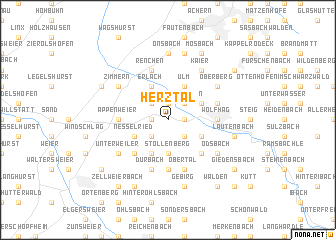 map of Herztal