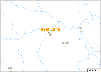 map of Hesālong