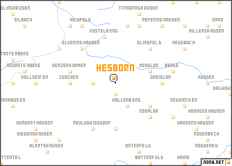 map of Hesborn