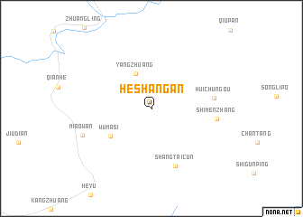 map of Heshang\