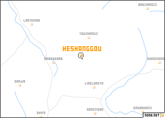 map of Heshanggou