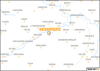 map of Heshangpo