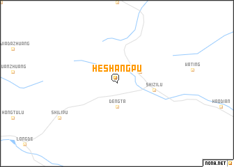 map of Heshangpu