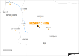 map of Heshangxing