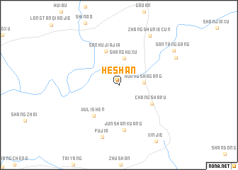 map of Heshan