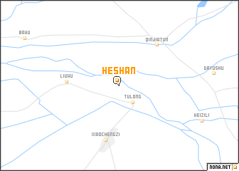 map of Heshan