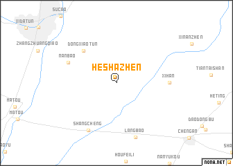 map of Heshazhen