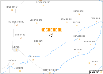 map of Heshengbu