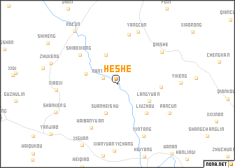 map of Heshe