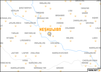 map of Heshuijian