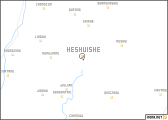 map of Heshuishe