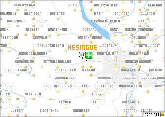 map of Hésingue