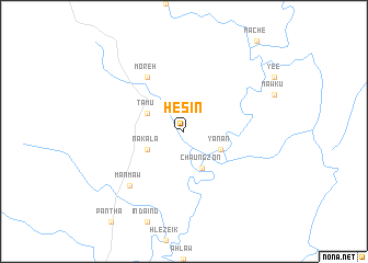 map of Hesin