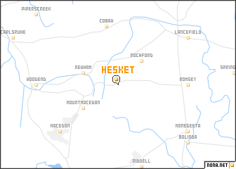 map of Hesket