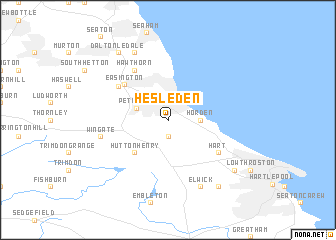 map of Hesleden