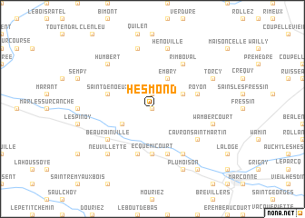 map of Hesmond