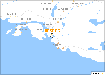 map of Hesnes