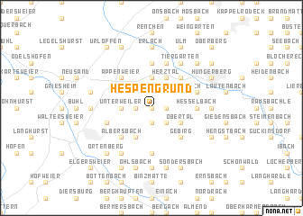 map of Hespengrund