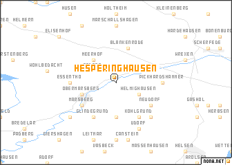 map of Hesperinghausen