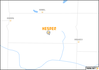 map of Hesper