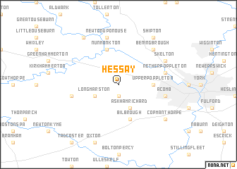 map of Hessay