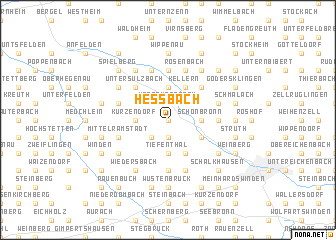 map of Heßbach