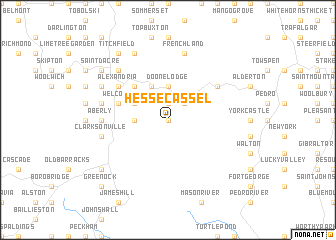 map of Hesse Cassel