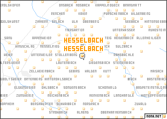 map of Hesselbach