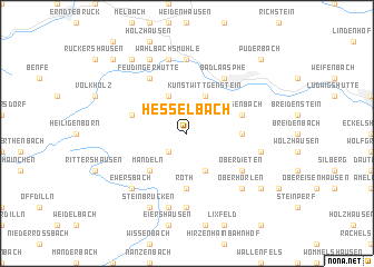 map of Hesselbach